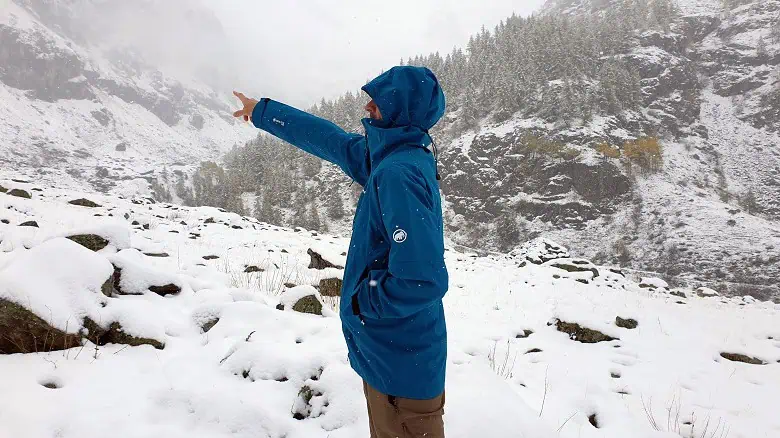 Mammut Crater Pro dans la neige