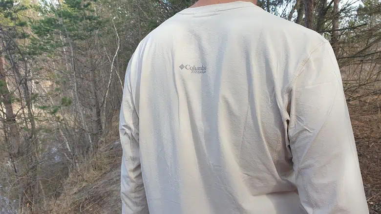 Gros plan sur le T-Shirt Diamond peak testé