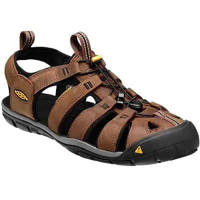 sandale technique de randonnée Keen clearwater marron, modèle 2025