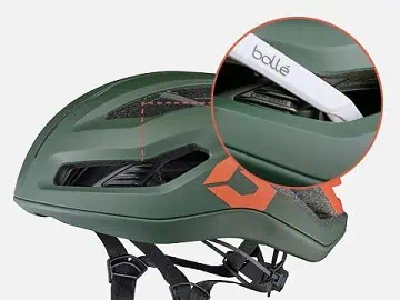 Porte lunette sur le casque Bollé Avio Mips