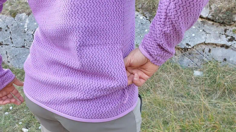 Vue de la seule et unique poche de ce modèle