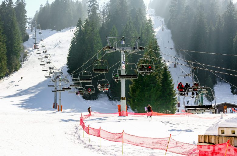 Gerardmer France Feb 19 Chairlift Ski Resort Large