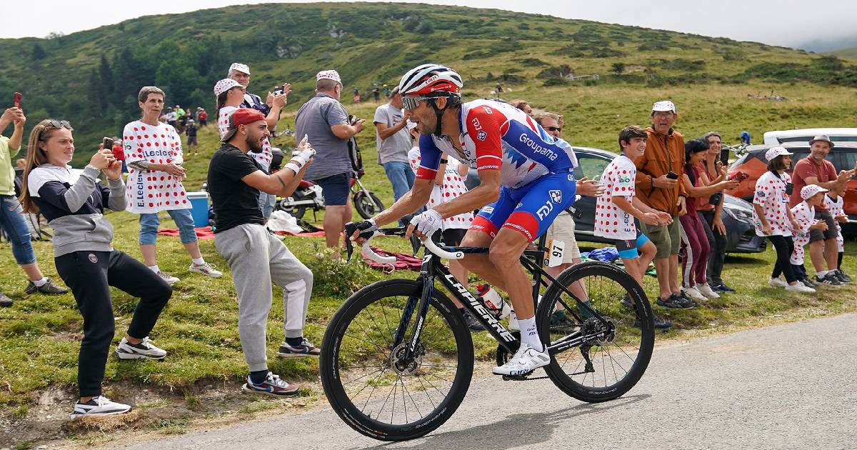 Thibaut Pinot sur les routes du Tour de France en 2022